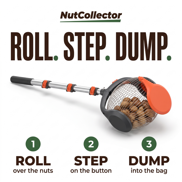 Roll, step, dump: how the NutCollector works